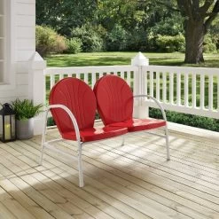 Griffith Outdoor Loveseat - Bright Red - Crosley 12 Griffith Outdoor Loveseat - Bright Red - Crosley -Outdoor Furniture Store GUEST 8f04f618 8ee7 461d b894 40734664b36e