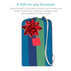 Best Choice Products 2-Person Brazilian-Style Cotton Double Hammock Bed W/ Portable Carrying Bag -Outdoor Furniture Store GUEST 8fea3163 0172 44f2 81a6 f232a5c5234a