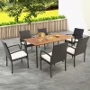 Costway Patio Rectangular Acacia Wood Dining Table With 1.9''Umbrella Hole Indoor&Outdoor 2 Costway Patio Rectangular Acacia Wood Dining Table With 1.9''Umbrella Hole Indoor&Outdoor -Outdoor Furniture Store GUEST 906a3619 b8be 4c9b a5e5 aad96bbafce6