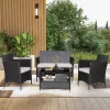 Costway 8PCS Patio Rattan Furniture Set Armrest Cushion Sofa Coffee Table With Shelf Garden -Outdoor Furniture Store GUEST 90ffc1af 4ec2 4902 a2ce fd0567cb2eaa