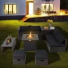 Tangkula 9PCS Outdoor Patio Furniture Set With 30" Propane Fire Pit Table PE Wicker Space-Saving Sectional Sofa Set W/ Storage Box & Cushions 2 Tangkula 9PCS Outdoor Patio Furniture Set With 30" Propane Fire Pit Table PE Wicker Space-Saving Sectional Sofa Set W/ Storage Box & Cushions -Outdoor Furniture Store GUEST 9248bec6 95f3 444b bd85 339a70adc810