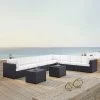 Biscayne 7pc Outdoor Wicker Sectional Set With 2 Coffee Tables & 3 Corner Seats White - Crosley -Outdoor Furniture Store GUEST 93ed1c05 fb4c 4a19 8335 4602d23d2565