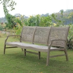 Teak Zuma Patio Sofa Gray - Cambridge Casual -Outdoor Furniture Store GUEST 949cd0ac d867 4ad2 95a2 1861361249ae