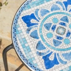 Skye Ceramic Tile Side Table - Blue/White - Christopher Knight Home 6 Skye Ceramic Tile Side Table - Blue/White - Christopher Knight Home -Outdoor Furniture Store GUEST 94b4b582 c36c 4e2d 9da2 be30186b90e6