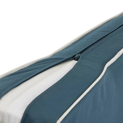 Bradenton 5pc Outdoor Wicker Armless Chair & Fire Table Set - Crosley 13 Bradenton 5pc Outdoor Wicker Armless Chair & Fire Table Set - Crosley - Image 11