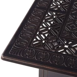 Oakland Living 5pc Deep Seating Swivel Aluminum Outdoor Patio Fire Pit Dining Set With Fire Table With Diamond Pattern Copper -Outdoor Furniture Store GUEST 966e3ac9 ed65 48cd a009 65624397a57d 2