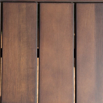 Manila 3pc Acacia Wood Picnic Set Dark Brown - Christopher Knight Home 5 Manila 3pc Acacia Wood Picnic Set Dark Brown - Christopher Knight Home - Image 3