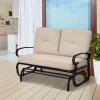 Costway 2-Person Outdoor Swing Glider Chair Bench Loveseat Cushioned Sofa -Outdoor Furniture Store GUEST 976913b0 6fe5 4d89 adc4 a4b9f0ee02b8