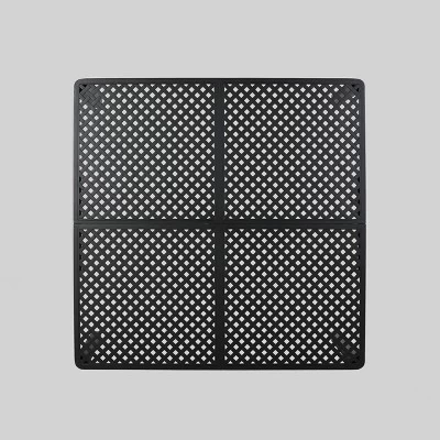 Tahoe Square Aluminum Modern Woven Accents Dining Table - Christopher Knight Home 5 Tahoe Square Aluminum Modern Woven Accents Dining Table - Christopher Knight Home - Image 3