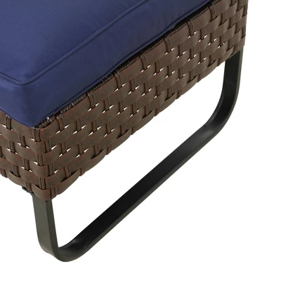 Right Arm Patio Chair - Navy - Patio Festival 5 Right Arm Patio Chair - Navy - Patio Festival - Image 3