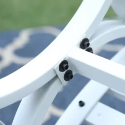 Outdoor Single Seat Steel Patio Chair - White - Captiva Designs -Outdoor Furniture Store GUEST 988e419c cdbf 4839 b309 d3df162738f3