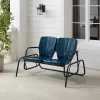 Ridgeland Outdoor Metal Loveseat Glider - Navy - Crosley -Outdoor Furniture Store GUEST 98c85107 2e4f 429a 83aa 3163d4713243