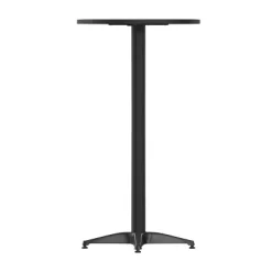 Flash Furniture 23.25" Round Aluminum Indoor-Outdoor Bar Height Table With Flip-Up Table -Outdoor Furniture Store GUEST 995701c4 076f 4251 805b f921873bd765