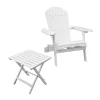 Northbeam Outdoor Lawn Garden Portable Foldable Wooden Adirondack Accent Chair And Slatted Side Table Outdoor Patio Furniture, White 1 Northbeam Outdoor Lawn Garden Portable Foldable Wooden Adirondack Accent Chair And Slatted Side Table Outdoor Patio Furniture, White -Outdoor Furniture Store GUEST 9af6098a e4b1 47a3 a605 30cb3404456a