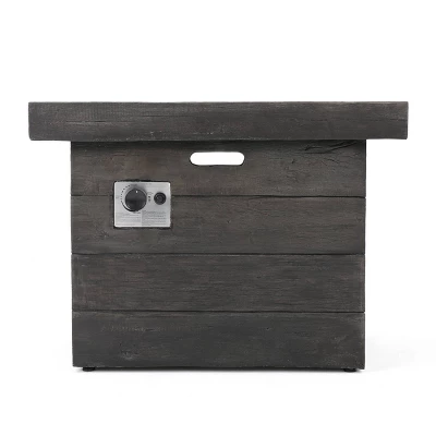 Puerta 5pc All-Weather Wicker Patio Club Chairs With Firepit Brown/Gray - Christopher Knight Home 5 Puerta 5pc All-Weather Wicker Patio Club Chairs With Firepit Brown/Gray - Christopher Knight Home - Image 3