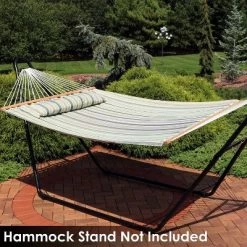 Sunnydaze Decor Sunnydaze 2-Person Quilted Printed Fabric Spreader Bar Hammock/Pillow With S Hooks And Hanging Chains - 450 Lb Weight Capacity -Outdoor Furniture Store GUEST 9b268d39 6497 4279 b01d f100f97bd4e5