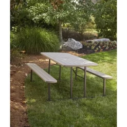 6' Intellifit Folding Blow Mold Rectangle Picnic Table - Room & Joy -Outdoor Furniture Store GUEST 9e09e21e 6ec0 45eb 9550 c06301d7dc40