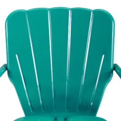 Ridgeland 2pk Outdoor Chairs - Turquoise Gloss - Crosley -Outdoor Furniture Store GUEST 9ee2f583 62a1 4d51 ac7e 4e118ccbe168