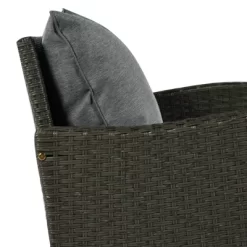 6pc Outdoor Set With Loveseats, Sofa, Chair, Bench & Coffee Table - Gray - GODEER -Outdoor Furniture Store GUEST 9f2ef37e 1c6d 420d 9774 6db2618da963