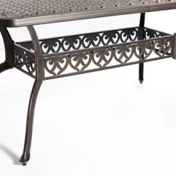 Gardenised Indoor And Outdoor Bronze Dinning Set 6 Chairs With 1 Table Bistro Patio Cast Aluminum. 17 Gardenised Indoor And Outdoor Bronze Dinning Set 6 Chairs With 1 Table Bistro Patio Cast Aluminum. -Outdoor Furniture Store GUEST 9f469957 5f15 4588 ba93 cb8af10fa914