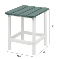Aoodor Adirondack Square Outdoor Side Table 19-Inch -Outdoor Furniture Store GUEST 9fc90e68 e30d 48bc 9c88 fcca7866b287