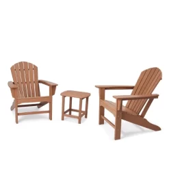3pk Seating Set With Plastic Resin Adirondack Chairs & Side Table - EDYO LIVING 24 3pk Seating Set With Plastic Resin Adirondack Chairs & Side Table - EDYO LIVING -Outdoor Furniture Store GUEST 9feb9fc3 c75a 4ed1 9be5 7c1831c7f3ea