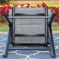 7pc Outdoor Dining Set With 7 Position Folding Chairs With Expandable Metal Table - Captiva Designs -Outdoor Furniture Store GUEST a17ef9d4 320d 43a3 be6a c1b3c01f635f