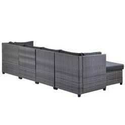 7pc Outdoor Set With Rattan Sofa & Cushions - Gray - GODEER 25 7pc Outdoor Set With Rattan Sofa & Cushions - Gray - GODEER -Outdoor Furniture Store GUEST a22488d5 8f03 4b38 b3b1 fb3a05dc6ba7