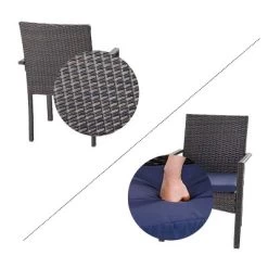 7pc Patio Dining Set With Expandable Rectangular Table & 6 PE Rattan Chairs - Captiva Designs -Outdoor Furniture Store GUEST a3c79ee3 a857 409f 8eff 8e3be2cb2d87