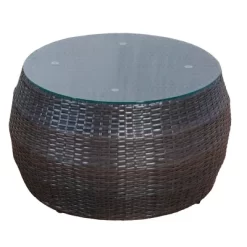 4pc Wicker Half-Moon Patio Set With Cushions - Brown/Beige - GODEER 29 4pc Wicker Half-Moon Patio Set With Cushions - Brown/Beige - GODEER -Outdoor Furniture Store GUEST a4388e39 0ac5 4495 8135 3150a24b6f52