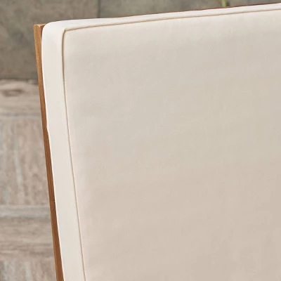 Champlain Acacia Wood Patio Rocking Chair - Christopher Knight Home 4 Champlain Acacia Wood Patio Rocking Chair - Christopher Knight Home - Image 2