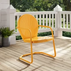Griffith Metal Chair Tangerine - Crosley -Outdoor Furniture Store GUEST a5270a6e 89a5 40b4 a974 47679de0ad0f