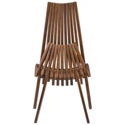 Folding Wood Chair - Natural - WELLFOR