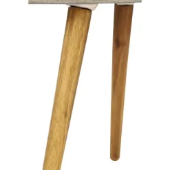 16"x16" Mid-Century Wood Outdoor Accent Table Gray - Olivia & May -Outdoor Furniture Store GUEST a730c7d2 7301 4d9e b629 e33d0ed5a494