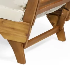 Serene Outdoor Acacia Wood Expandable Daybed With Cushions - Teak/Beige/Khaki - Christopher Knight Home -Outdoor Furniture Store GUEST a77eefc8 c046 443a 93c1 0b6c4dc0a67c