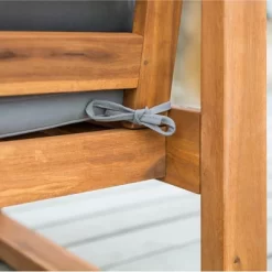 Galia Square Leg Acacia Wood Patio Loveseat With Cushions - Brown - Saracina Home 27 Galia Square Leg Acacia Wood Patio Loveseat With Cushions - Brown - Saracina Home -Outdoor Furniture Store GUEST a802cd44 6287 405f 8d0e 1bc4cfc82c49