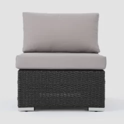 Santa Rosa 8pc Wicker Sectional Sofa Set - Gray/Silver - Christopher Knight Home -Outdoor Furniture Store GUEST a8be11bc bcf8 4e28 b20e b35a0ebaa2c5