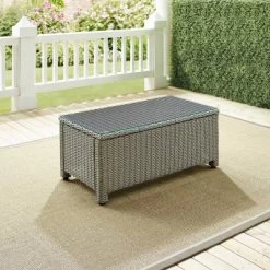 Bradenton Outdoor Wicker Glass Top Coffee Table - Crosley -Outdoor Furniture Store GUEST aa18d3ed d800 467f 990f 802e66d3c0b5