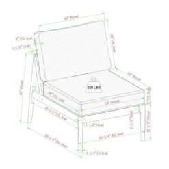 Saracina Home 4pc Modern Boho Eucalyptus Spindle Outdoor Sectional Set 18 Saracina Home 4pc Modern Boho Eucalyptus Spindle Outdoor Sectional Set -Outdoor Furniture Store GUEST abd1fb09 b5d5 4ec6 aabe c7f92af6d682