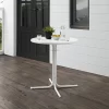 Griffith Outdoor Round Bistro Table - White - Crosley -Outdoor Furniture Store GUEST ac121fff 2129 43e7 945a 758f5e9d3eab