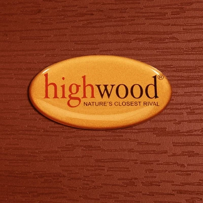 3pc Outdoor Set With Italica Modern Adirondack Chairs & Side Table - Rustic Red - Highwood 6 3pc Outdoor Set With Italica Modern Adirondack Chairs & Side Table - Rustic Red - Highwood - Image 4