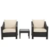 Antibes 3pc Wicker Chat Set With Cushions - Christopher Knight Home -Outdoor Furniture Store GUEST adea05e1 9537 4dd3 ac25 96f3cdc02236