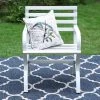 Outdoor Single Seat Steel Patio Chair - White - Captiva Designs -Outdoor Furniture Store GUEST b03c5479 6ba9 4f1f 8d73 a84f0cdb70f9
