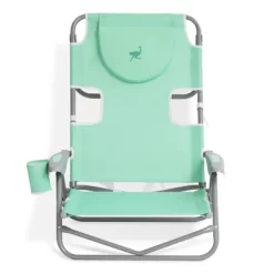 Ostrich Lightweight Portable Outdoor On Your Back Folding Chair For Relaxing With 5 Seat Adjustment Backpack Straps And Cup Holder, Teal (4 Pack) -Outdoor Furniture Store GUEST b1e09dcd 14a0 4705 b3ff dd5bb7de1490 1