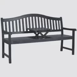 Cannes Wood 4-Seater Patio Bench With Pop-Up Table - Gray - Safavieh 8 Cannes Wood 4-Seater Patio Bench With Pop-Up Table - Gray - Safavieh -Outdoor Furniture Store GUEST b5e4e7f7 f141 44f7 9cc7 3aa3aabc4bfe
