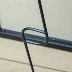 7pc Outdoor Dining Set With Swivel Chairs With Cushions & Faux Wood Table With Umbrella Hole - Captiva Designs -Outdoor Furniture Store GUEST b706a394 6c99 4c43 8509 b6c49577a0f0 1