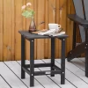 Outsunny Patio Side Table, 18" Square Outdoor End Table, HDPE Plastic Tea Table For Adirondack Chair, Backyard Or Lawn 1 Outsunny Patio Side Table, 18" Square Outdoor End Table, HDPE Plastic Tea Table For Adirondack Chair, Backyard Or Lawn -Outdoor Furniture Store GUEST b75bdd8b 5e67 4fb8 949e b8acfbaca62d