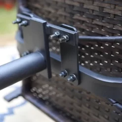 7pc Patio Dining Set With 360 Swivel Chairs With Cushions And 59"x35" Steel Table - Captiva Designs -Outdoor Furniture Store GUEST b7b7a5df d902 4afd 838c 25f7644aa5b5