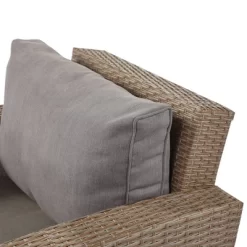 4pc Outdoor Wicker Conversation Set With Cushions - Gray - GODEER 25 4pc Outdoor Wicker Conversation Set With Cushions - Gray - GODEER -Outdoor Furniture Store GUEST b7fc3780 6e0f 4b48 ba32 224e6a0e285f