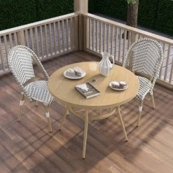 3pc Arna Patio Set With 40" Round Dining Table - MiBasics -Outdoor Furniture Store GUEST b8928b96 983a 4a5c 95dd 74734cadb6da